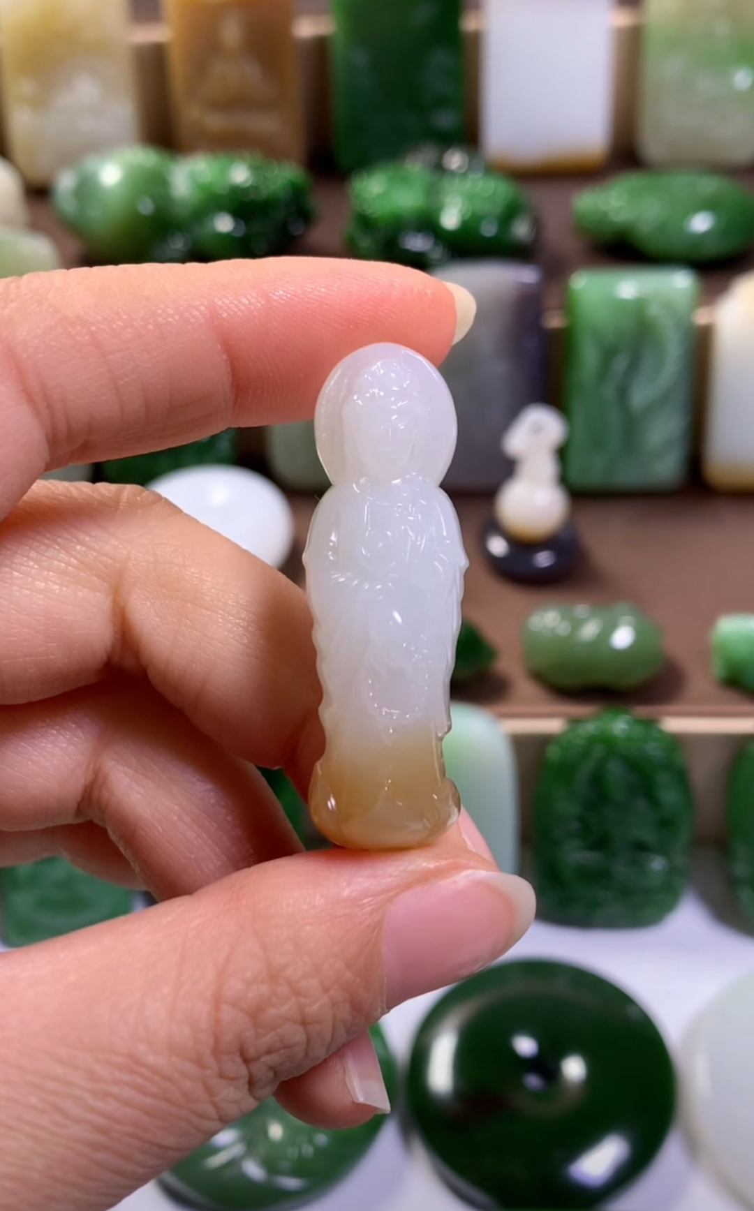 和田玉挂件未镶嵌