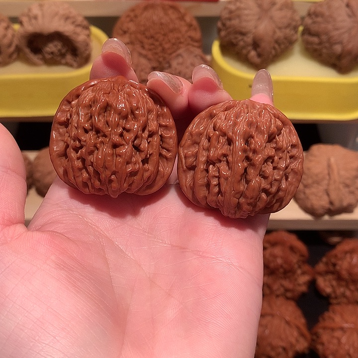 文玩核桃把件四座楼39