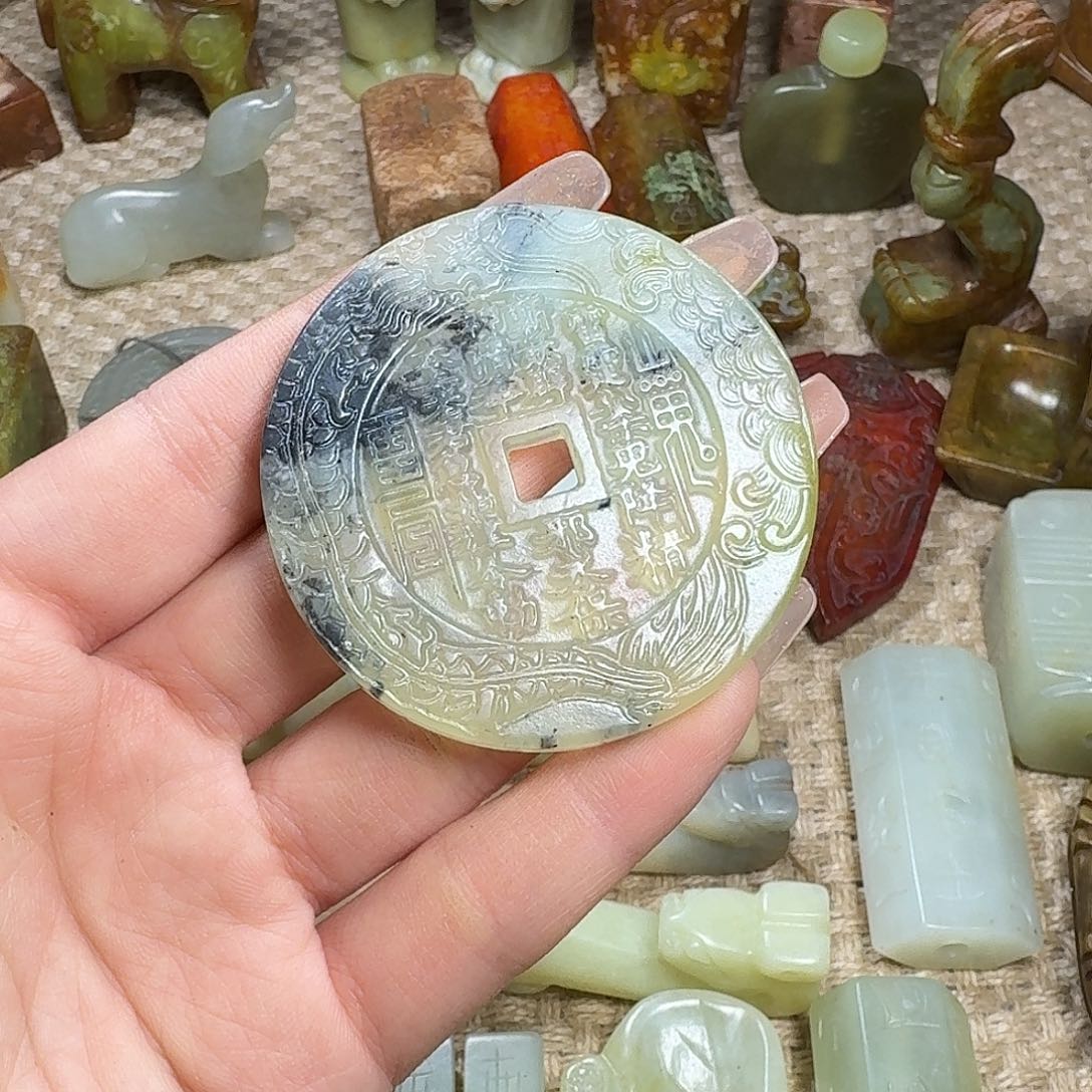 白玉菩提吊坠挂件