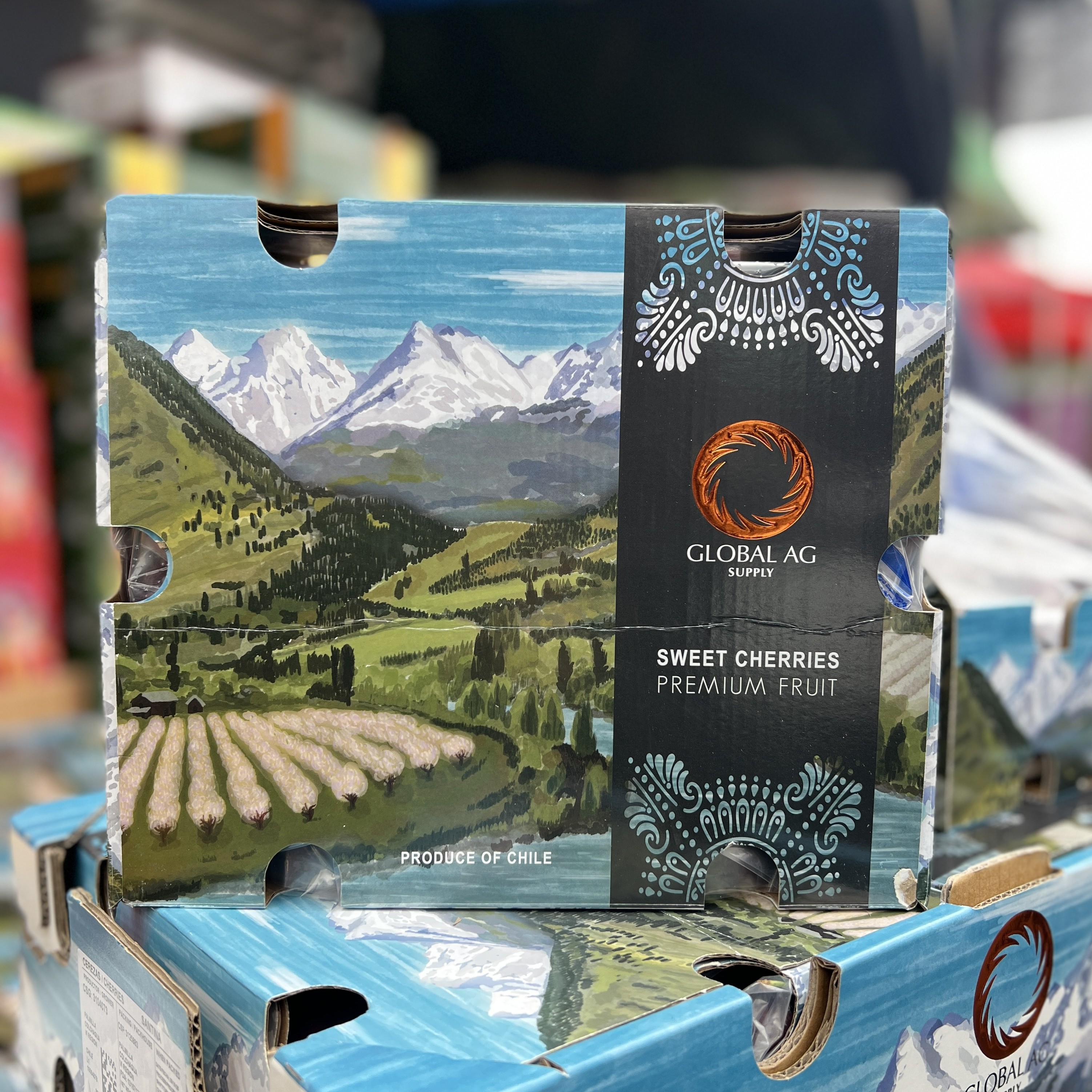 空运智利2J桑提娜车厘子1斤/2斤/5斤只发川渝 内附果径卡桑提娜樱桃智利共和国