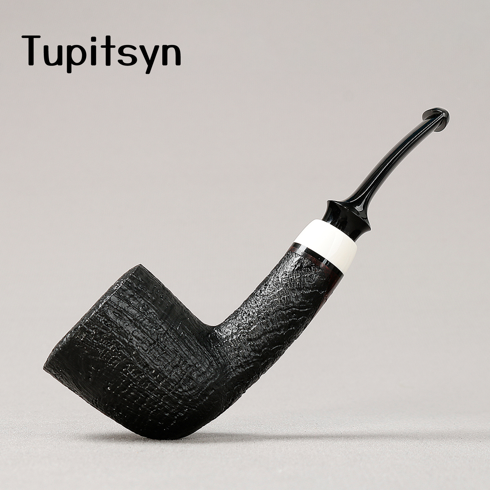 俄罗斯图皮斯因 图皮钦 喷砂都柏林 3毫米 手工石楠木烟斗