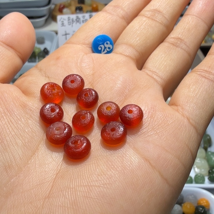 未镶嵌和田玉珠宝半成品卡八