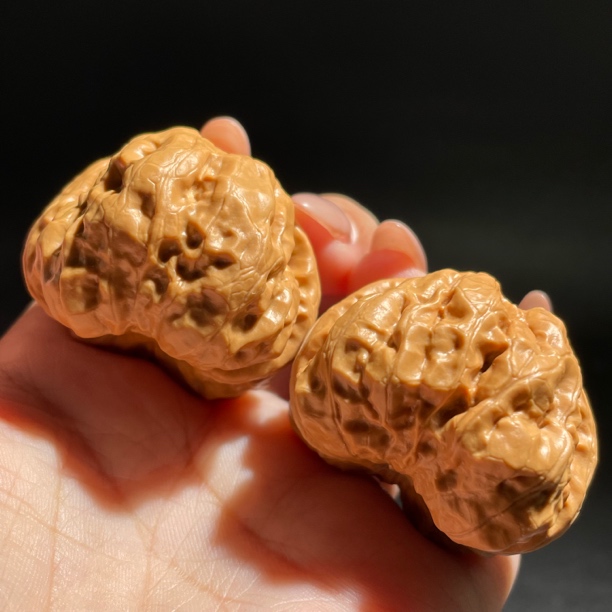 编号1152/525尺寸41金蟾蛤蟆头蜡皮精品配对一物一发