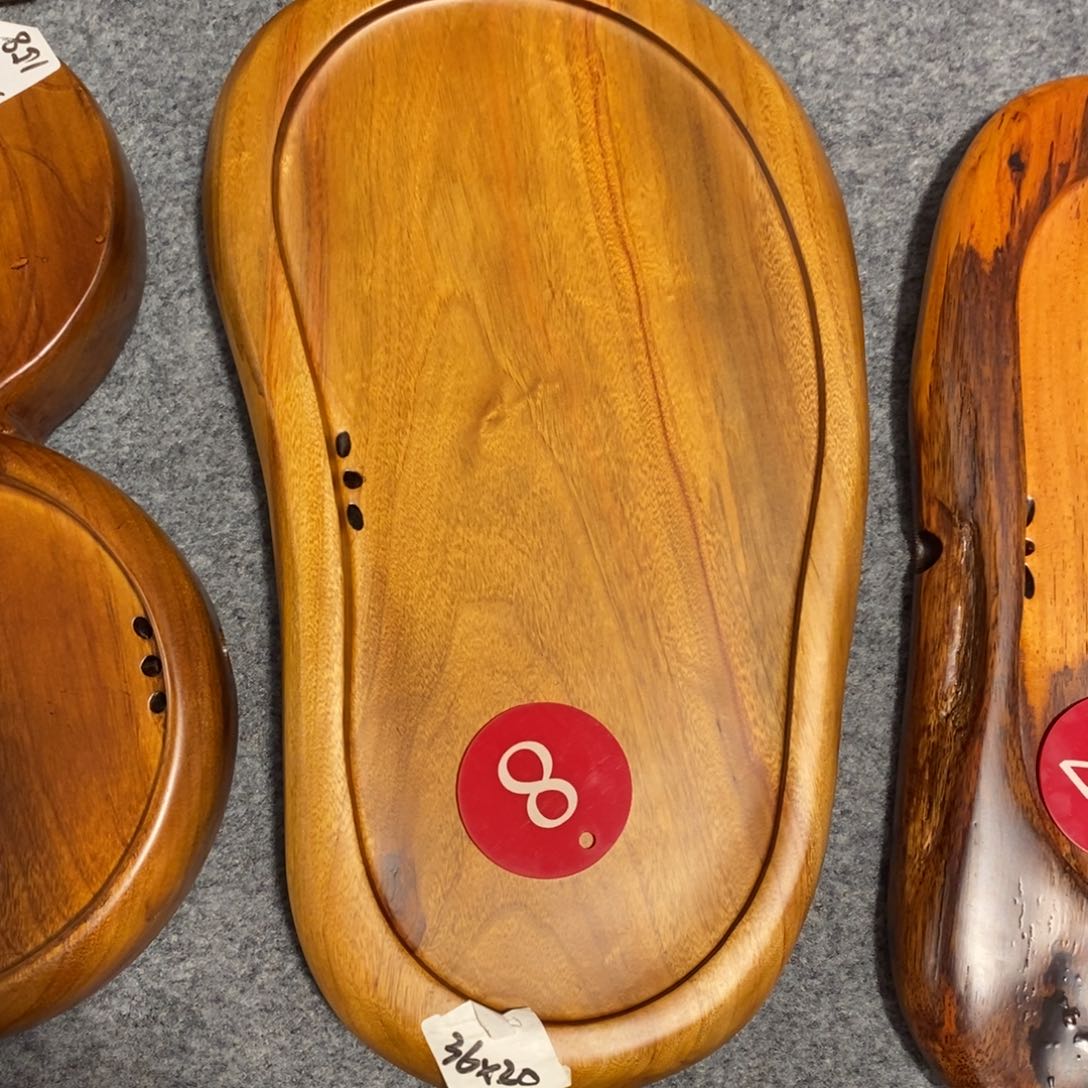 香樟木自然随形茶盘36-20