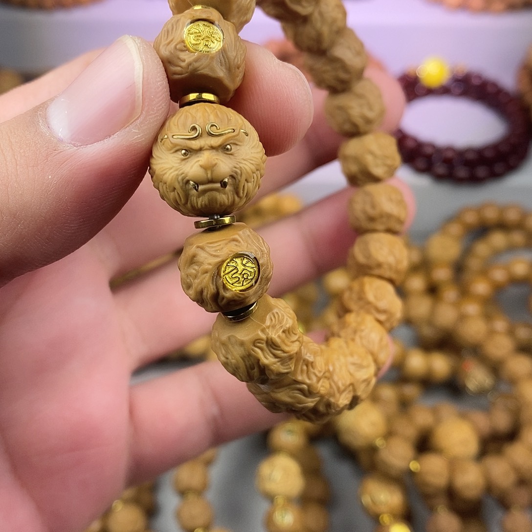 行****手串猴头核桃全品大龙蛇 大圣