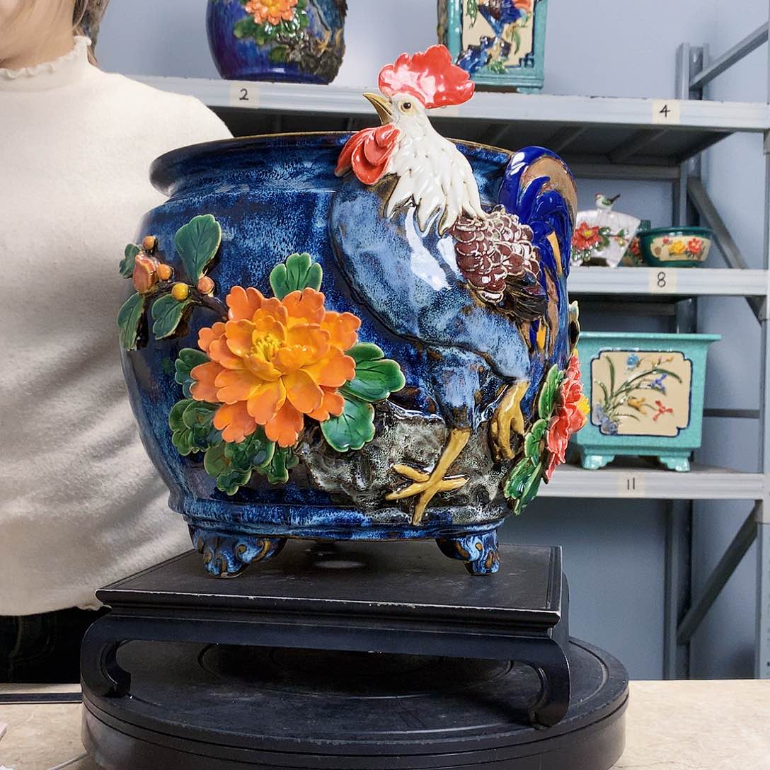 用****2实物拍摄湾盆石湾盆