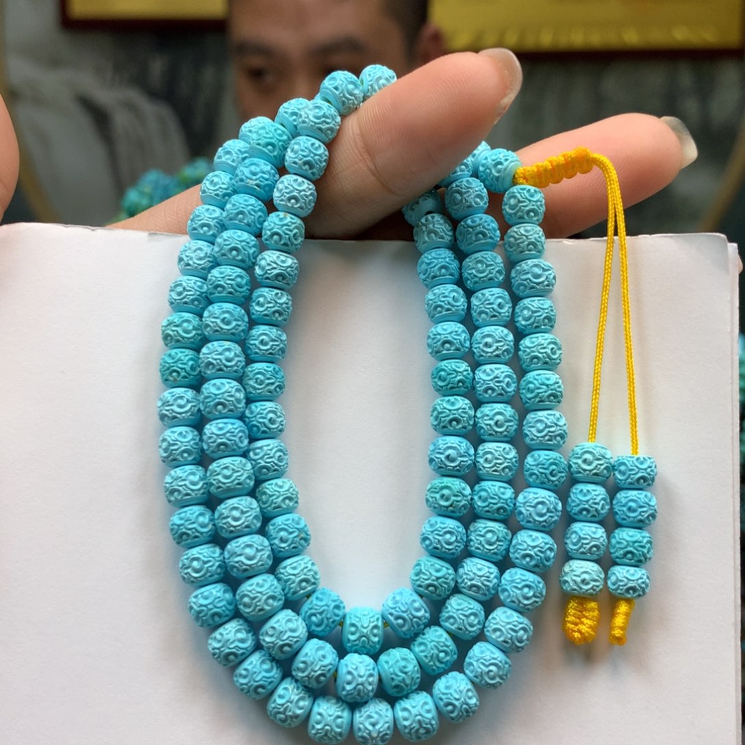 绿松石长链未镶嵌