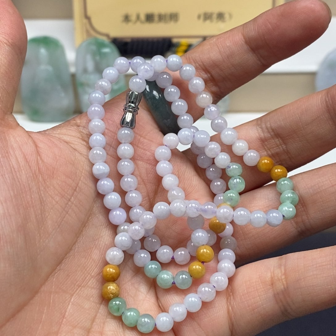 翡翠未镶嵌颈饰海****ʸ翡翠