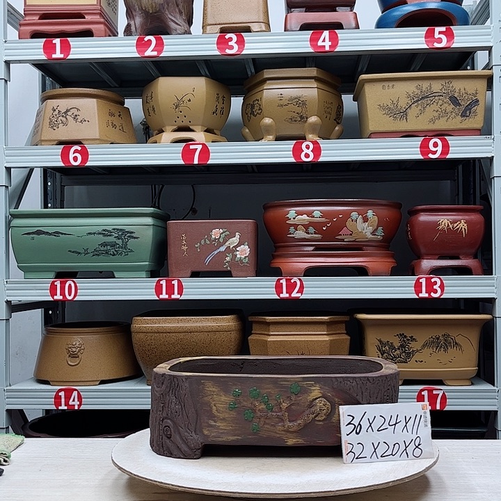 紫砂花盆紫砂花盆