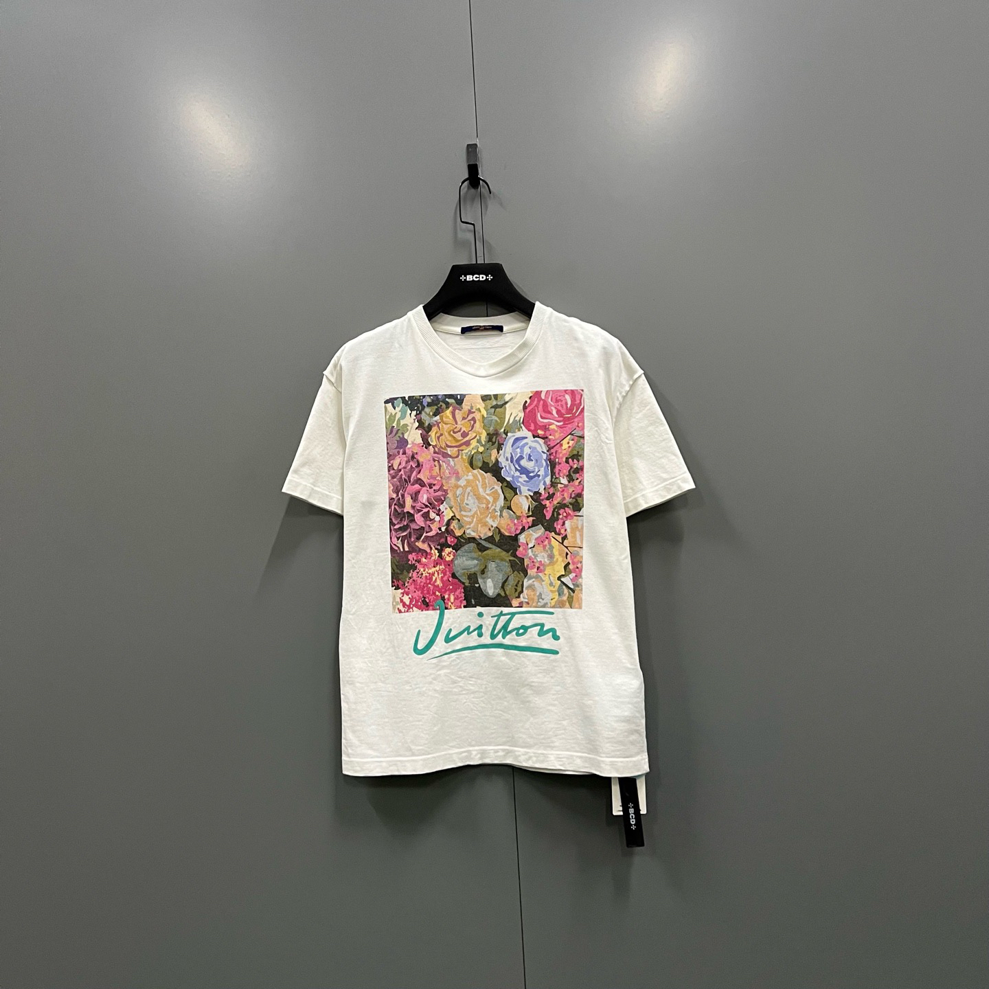 95新 LouisVuitton/路易威登 yy 油画花卉图案短袖 S码/207192