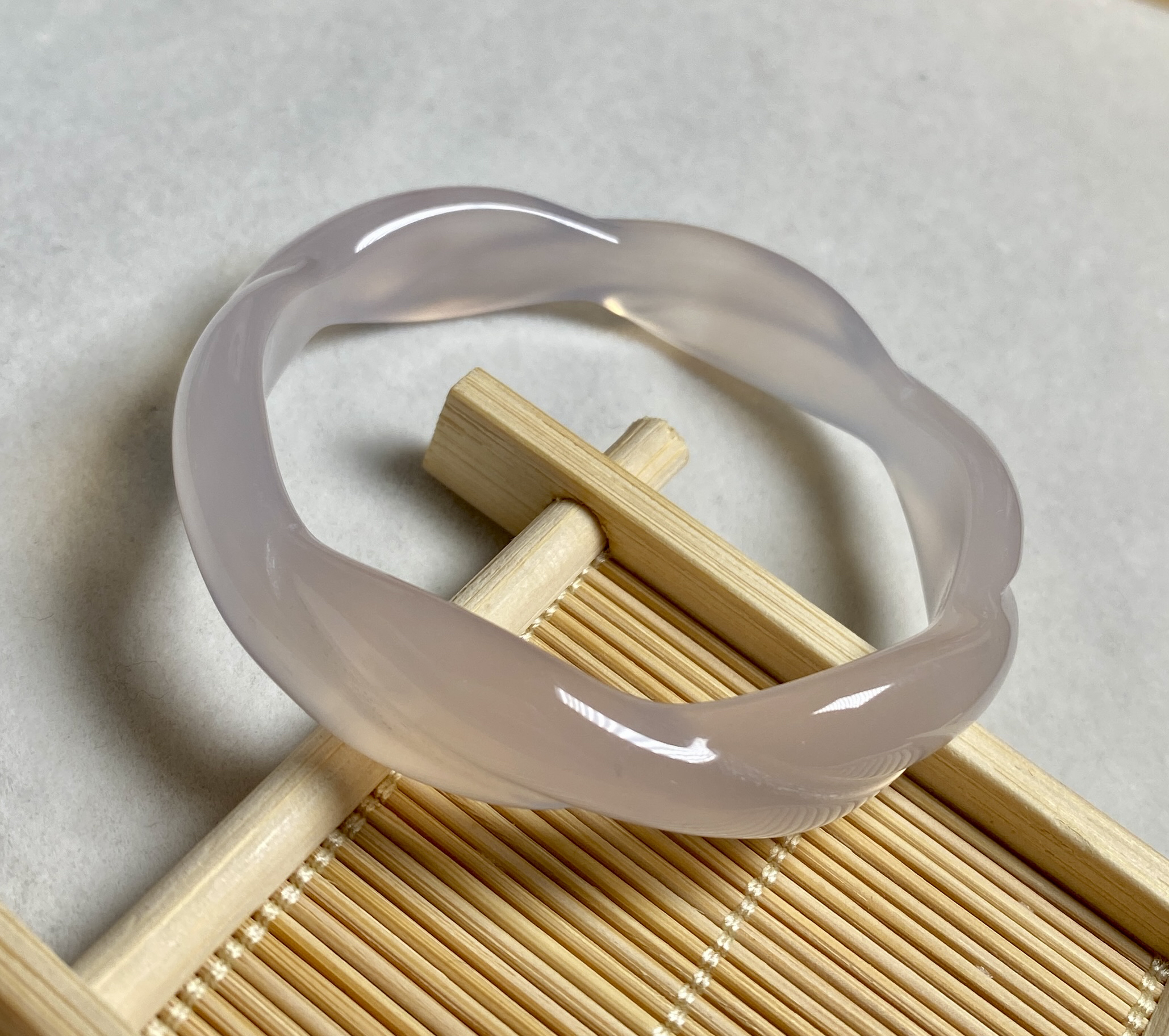 非金属合成锆石手镯 冰底手镯女士