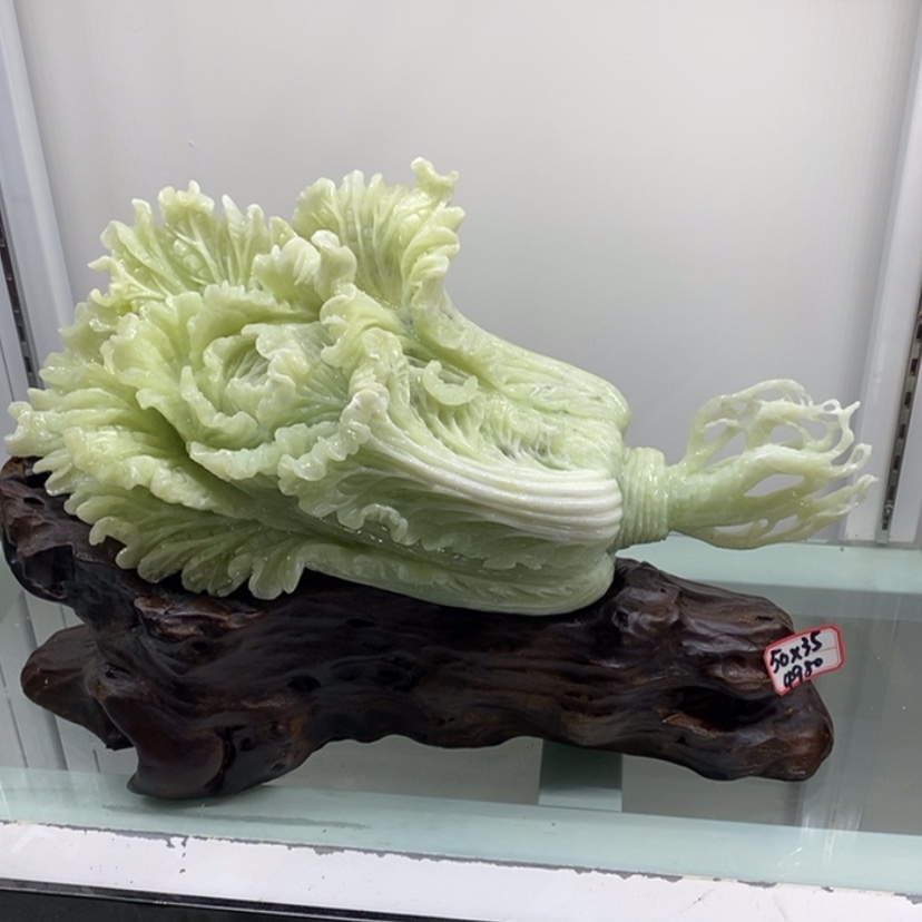 【闪购商品】蛇纹石玉（覆膜）珠宝奇石未镶嵌