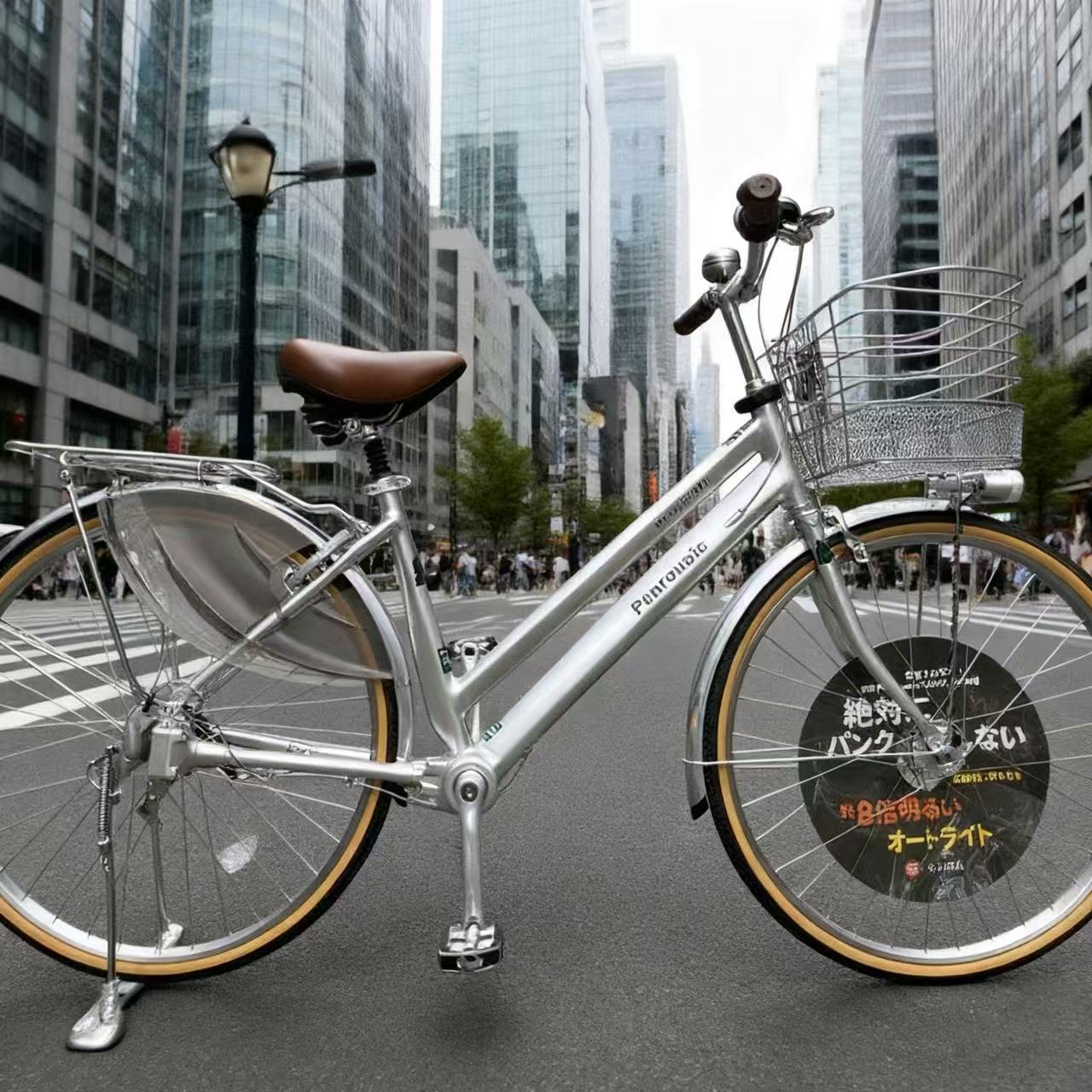  26寸轴传动铝合金自行车男女通用城市休闲骑行车