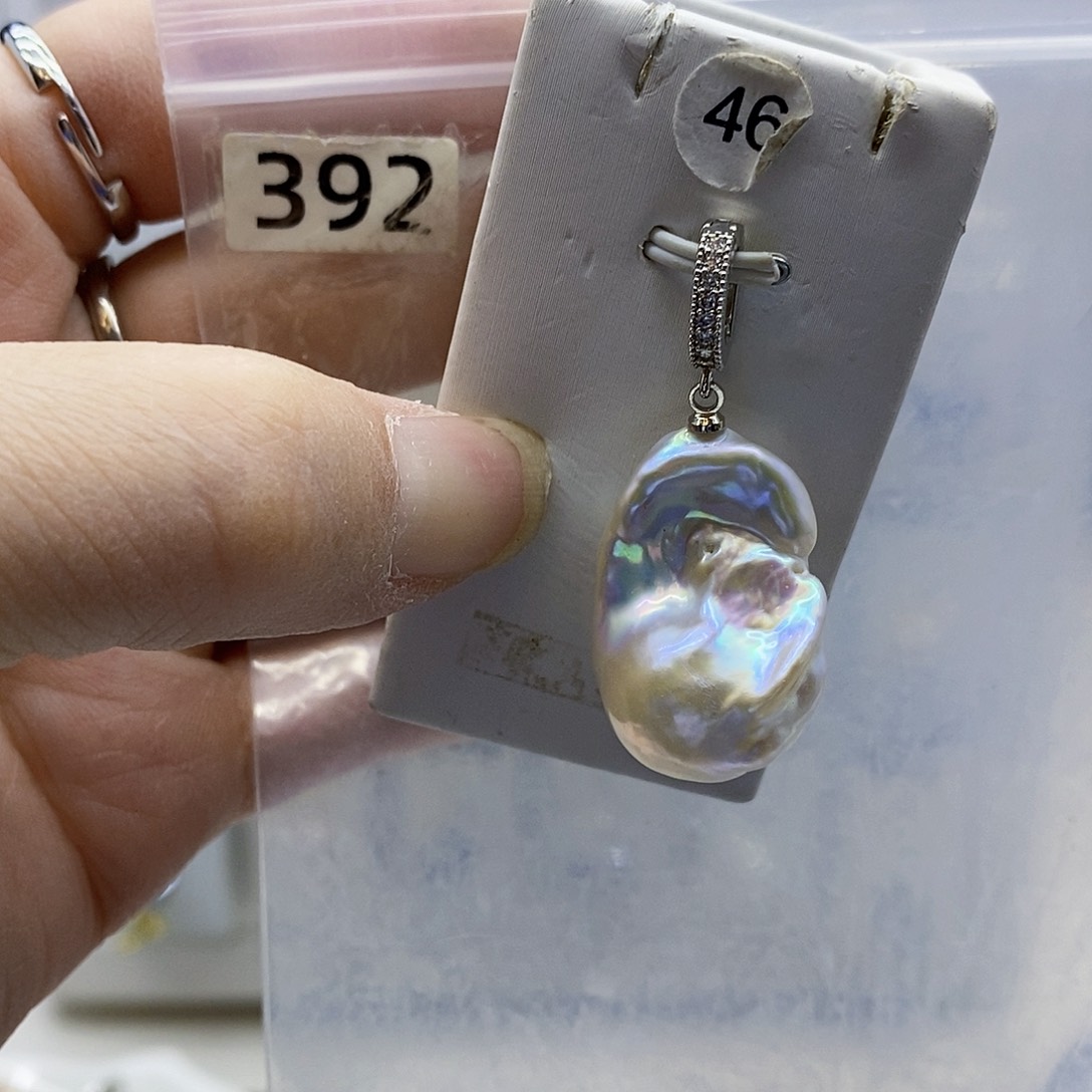 颈饰合金淡水珍珠