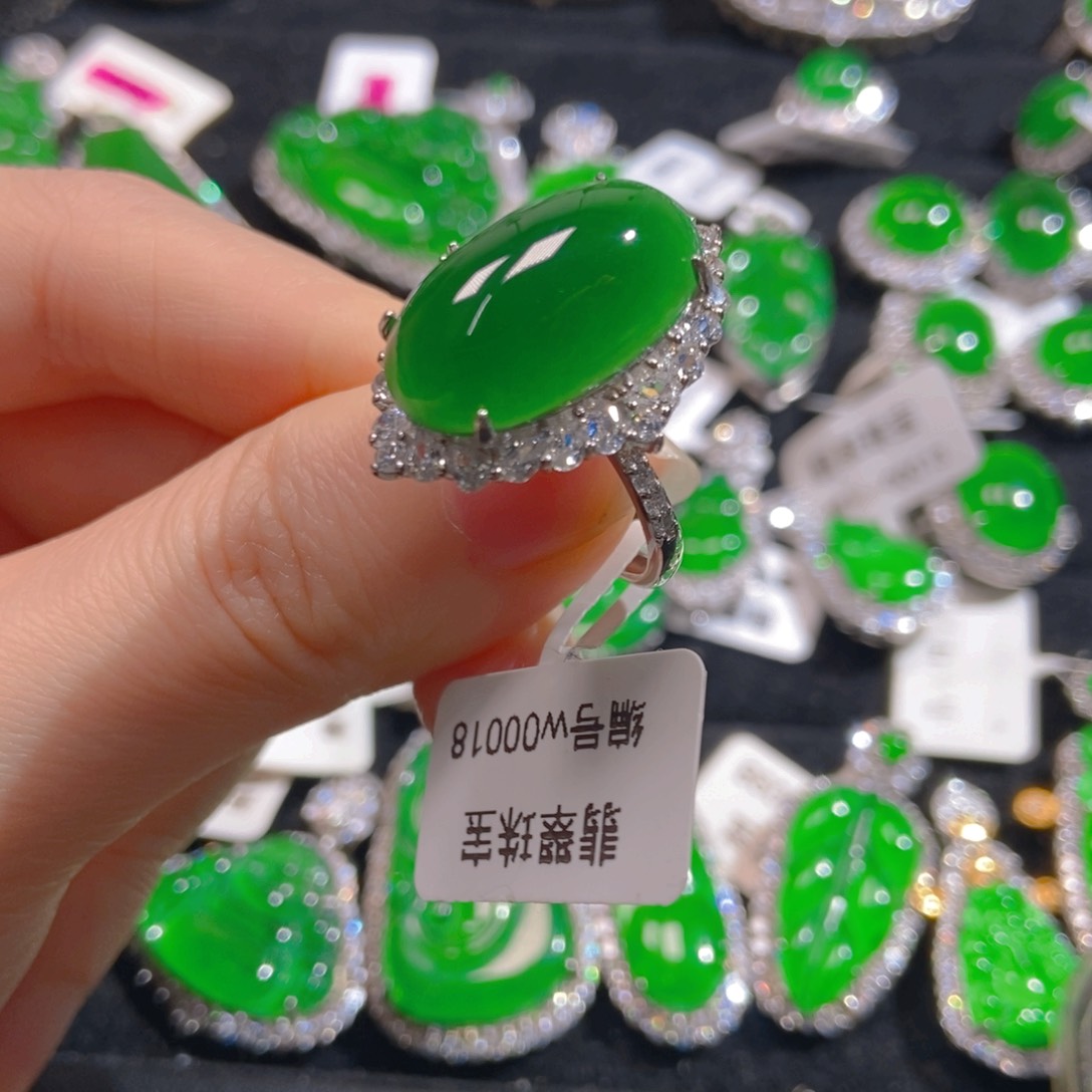 翡翠吊坠(不含链)银S925镶嵌