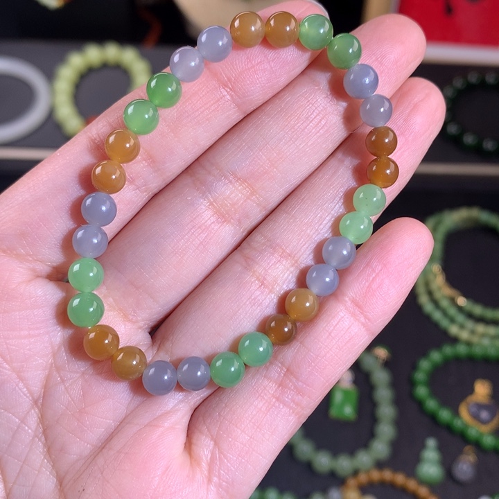 和田玉手链未镶嵌来**挞