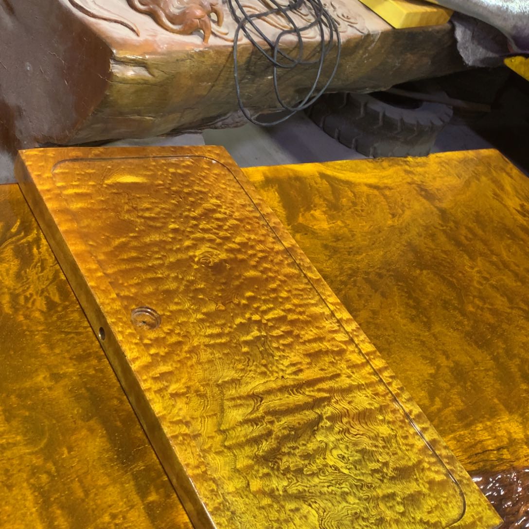 薛***宣木大叶楠满花茶盘，尺寸79-38-4.5厘米