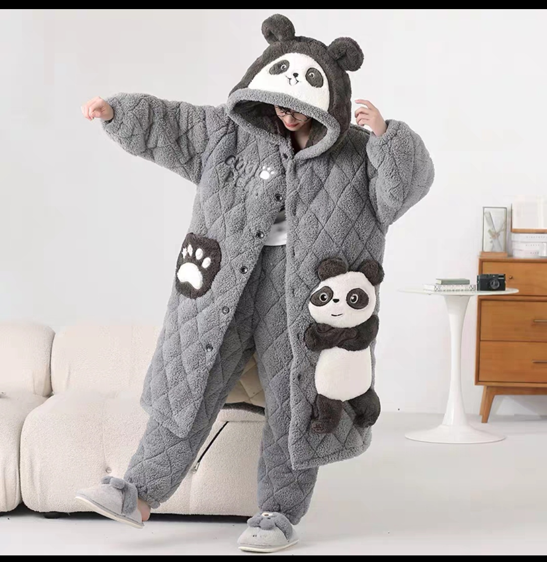 16号 1601-1656按主播说的链接去拍加绒套装睡衣女找相应编号拍下