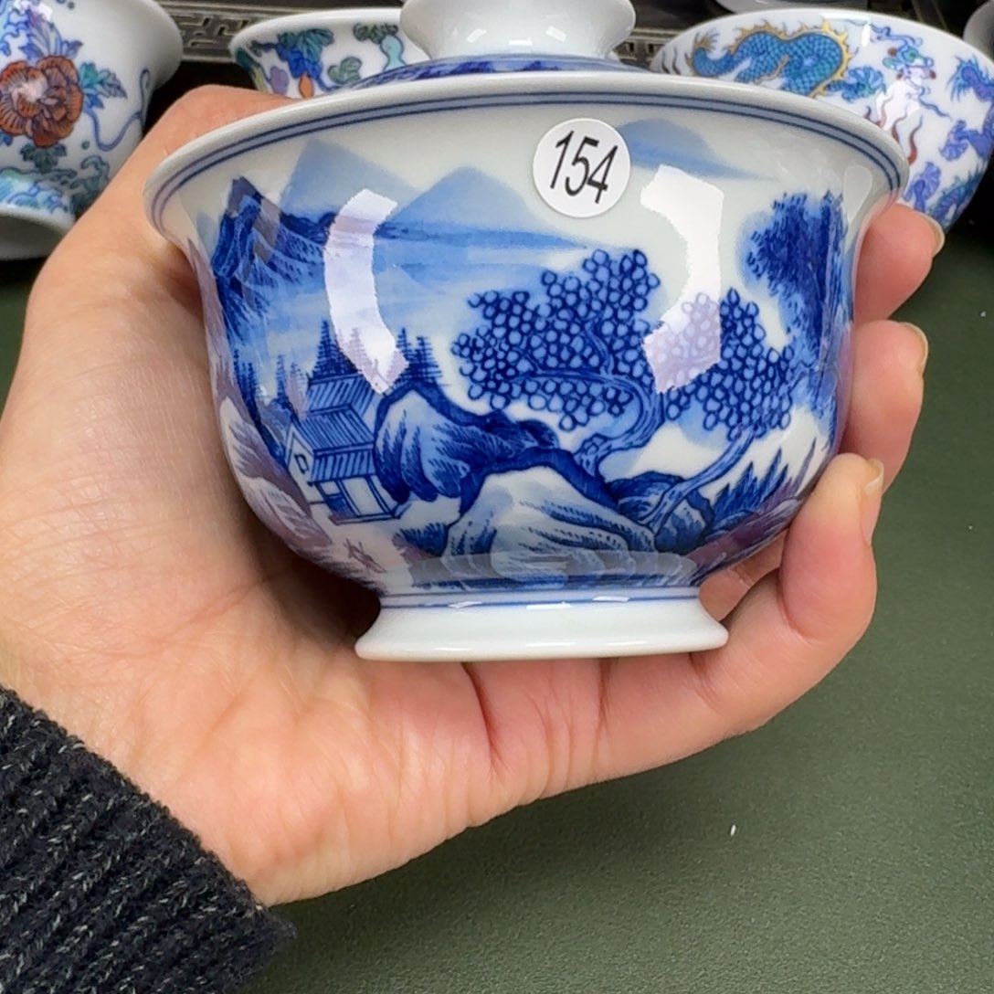 沙沙手工手绘茶具154