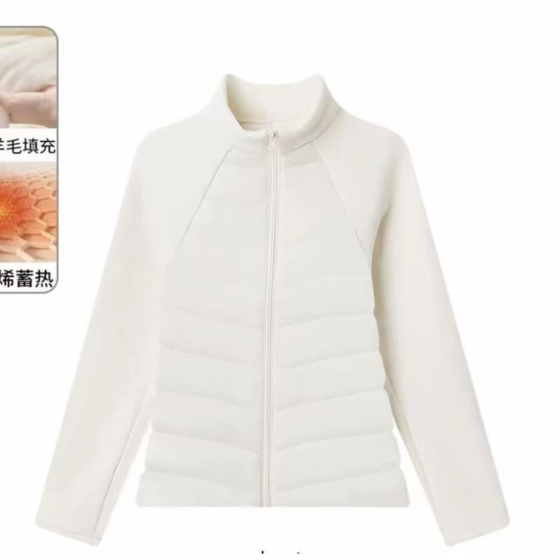 8652号5738#秋冬立领休闲拼接设计压线填充小外套（无口袋）（预）