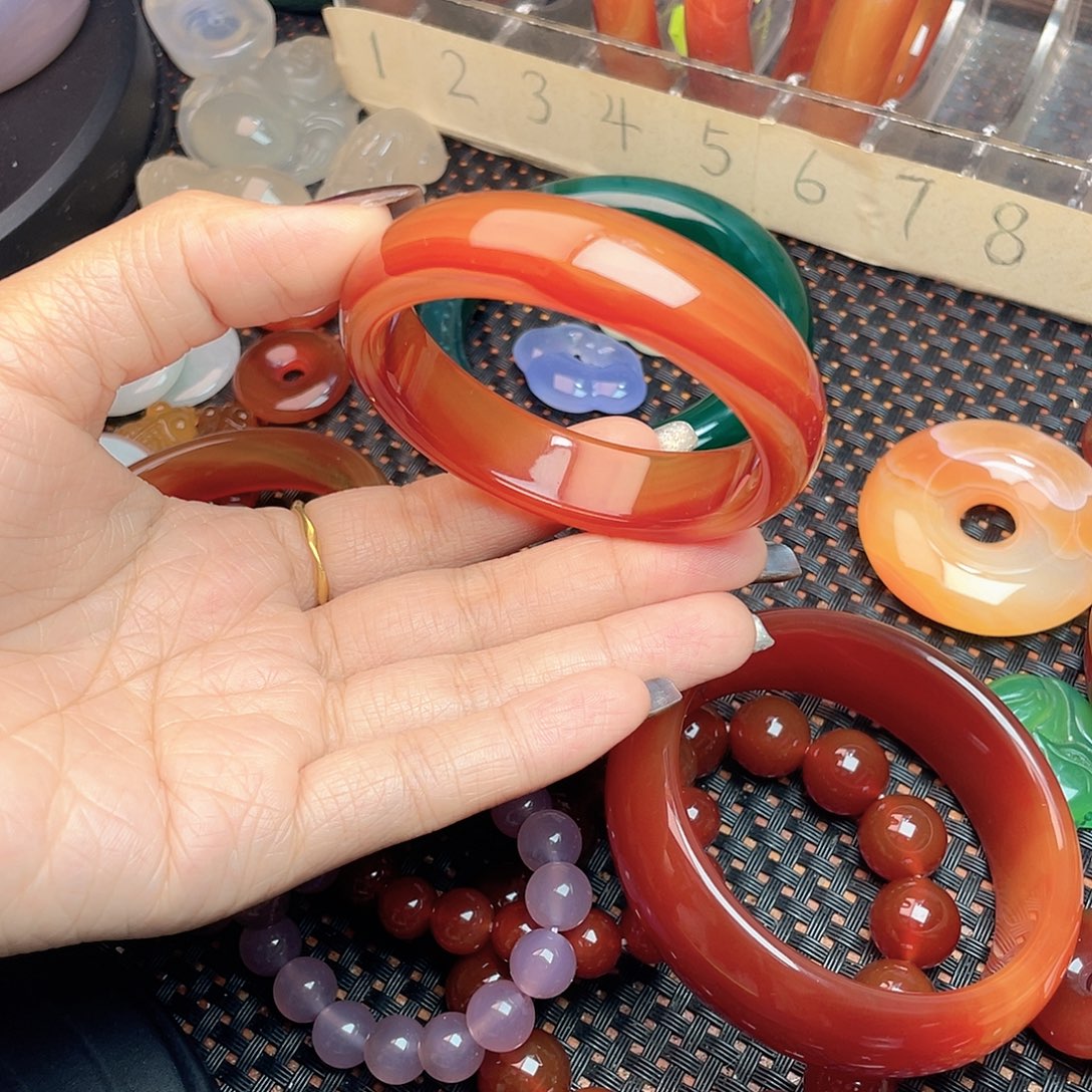 玛瑙/玉髓合金手镯