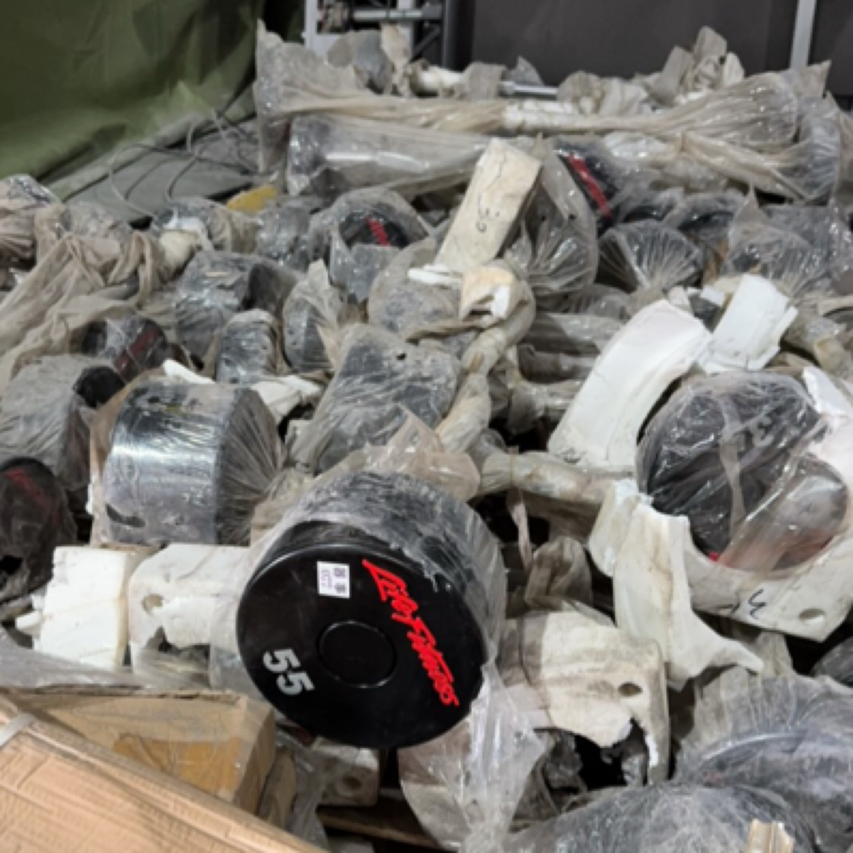 000077力健固定哑铃曲杆