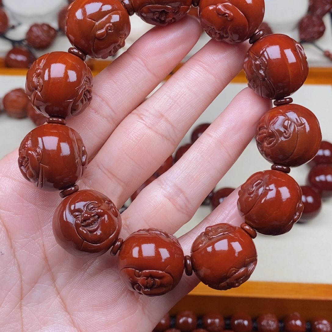 橄榄核吊坠大*家财迷财迷