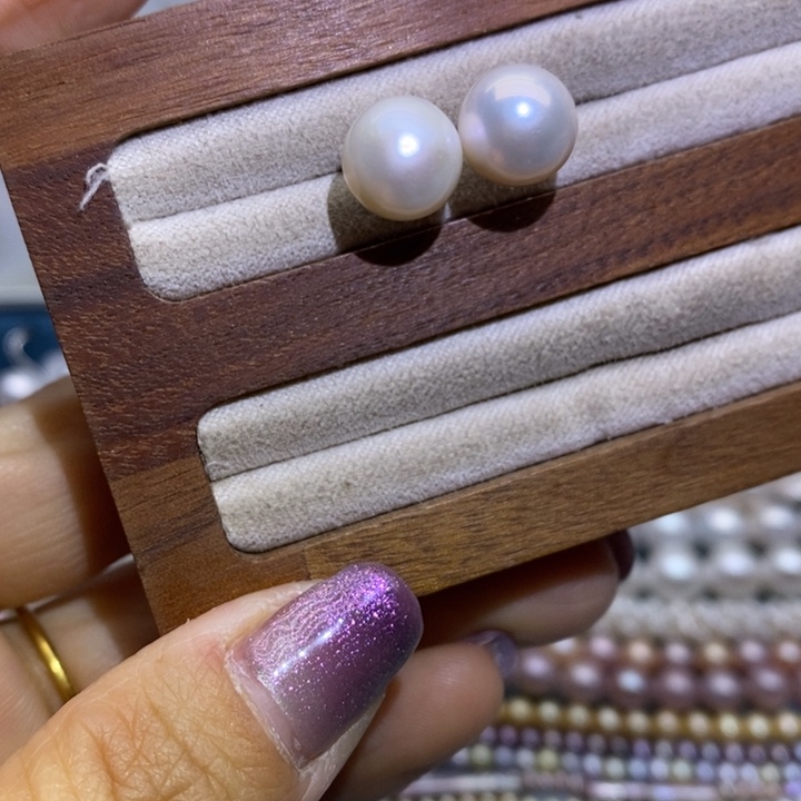 首饰珠宝银S925镶嵌淡水珍珠