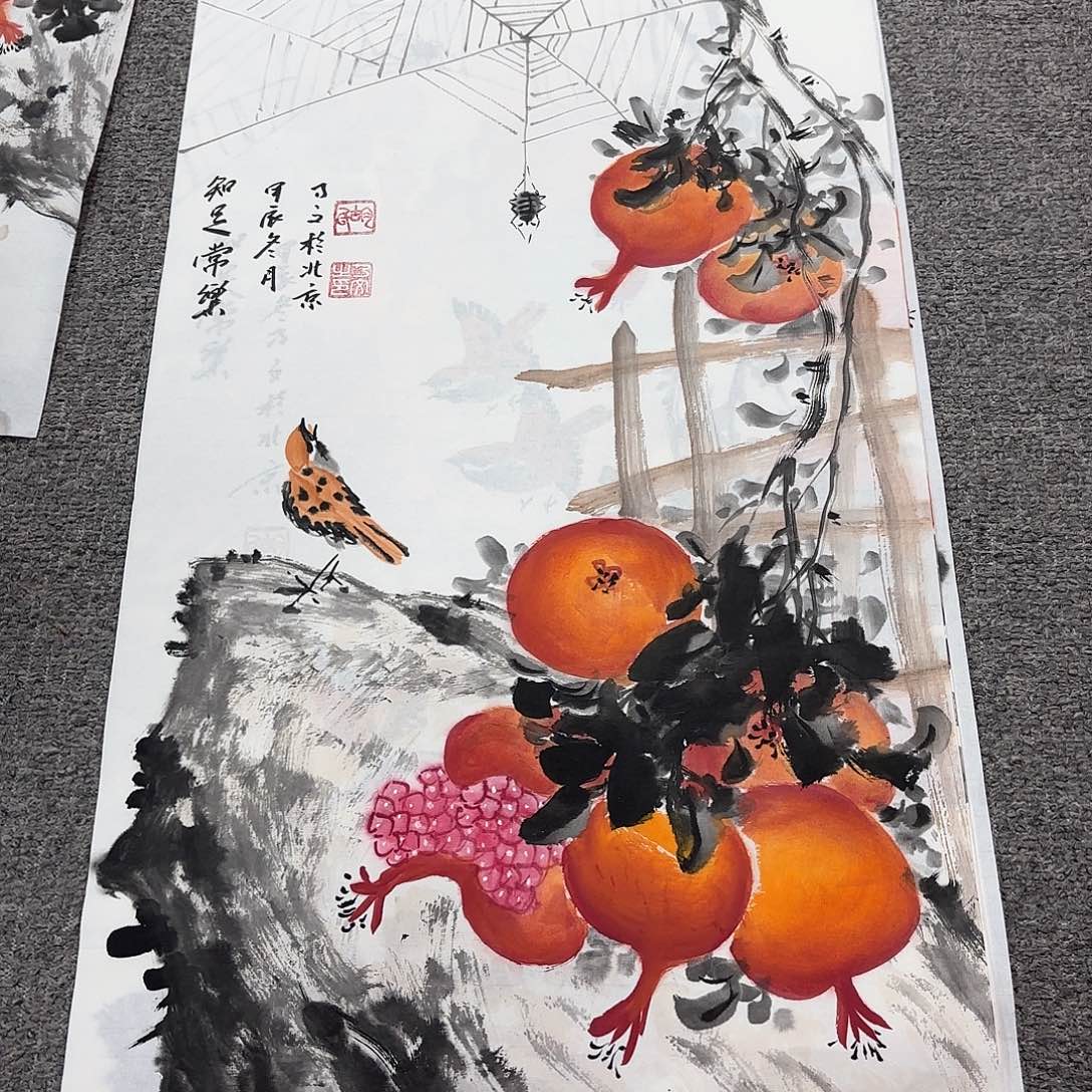 国画国画作品多次入选国内外