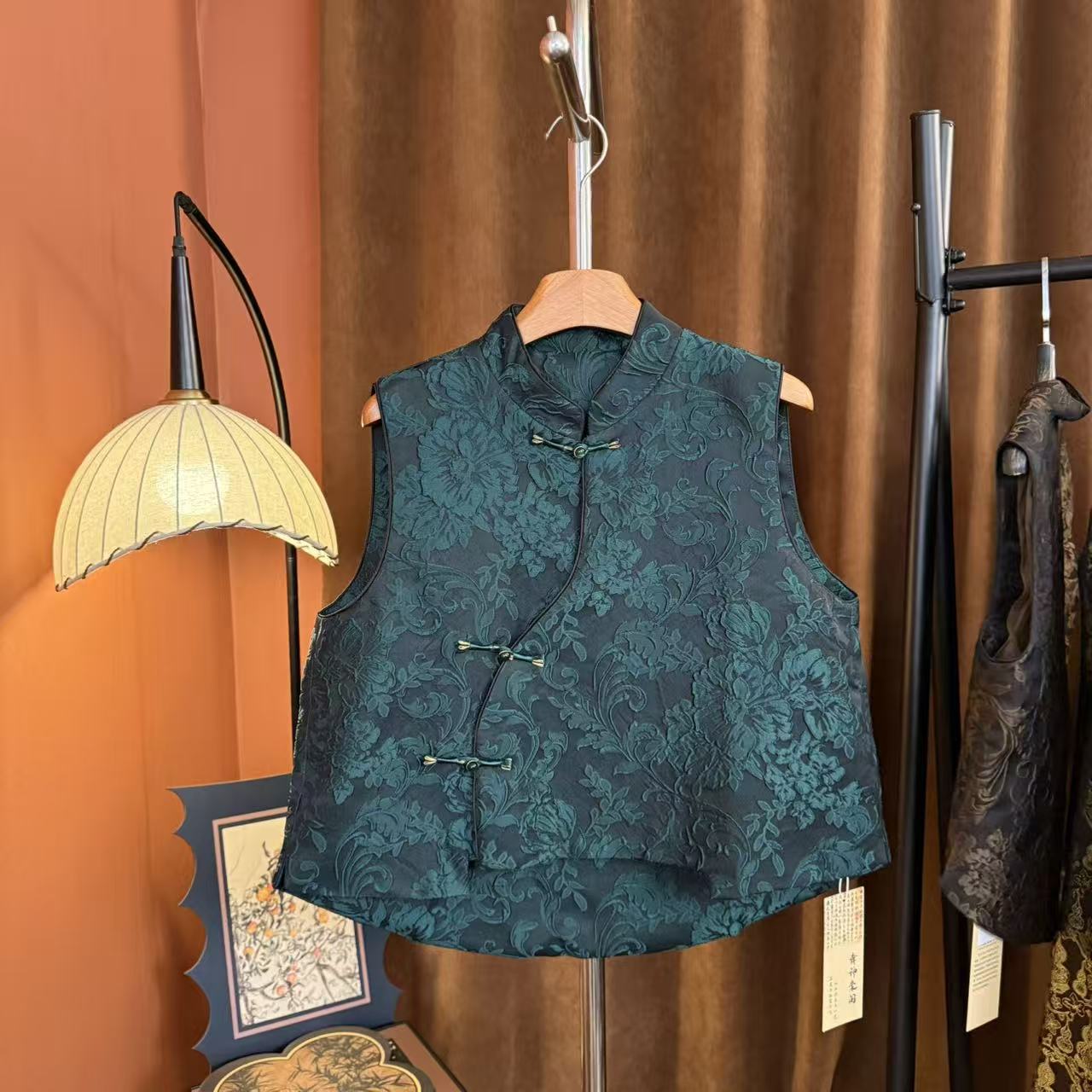 【久爱1500】秋季新款女装时尚气质无袖马甲+裤子两件套洋气妈妈装