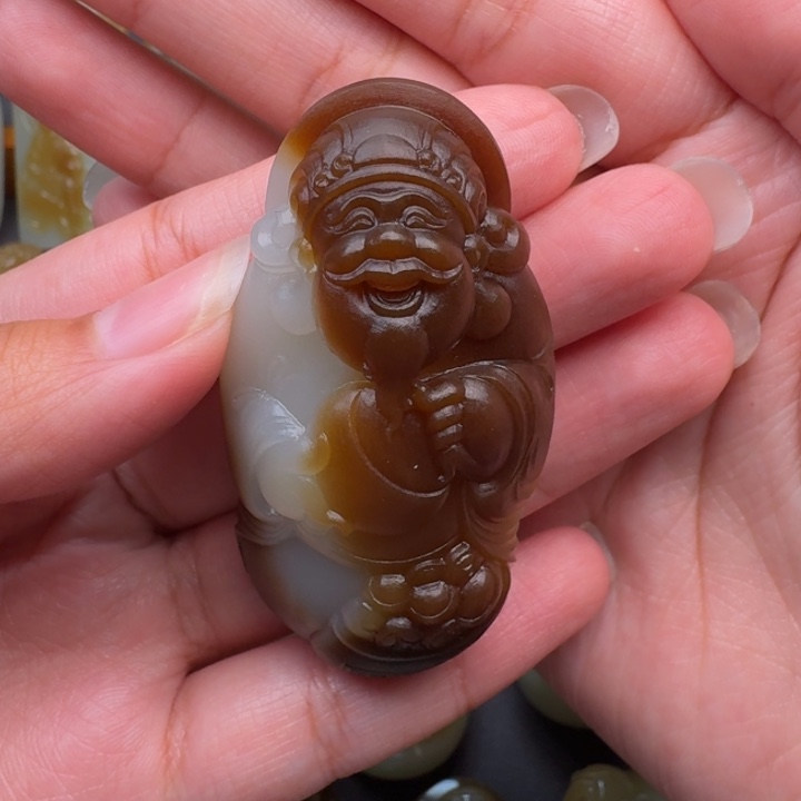 定制和田玉C****红糖财神