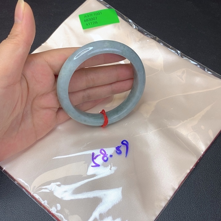 翡翠未镶嵌手镯天然缅甸翡翠A货手镯52圈以下