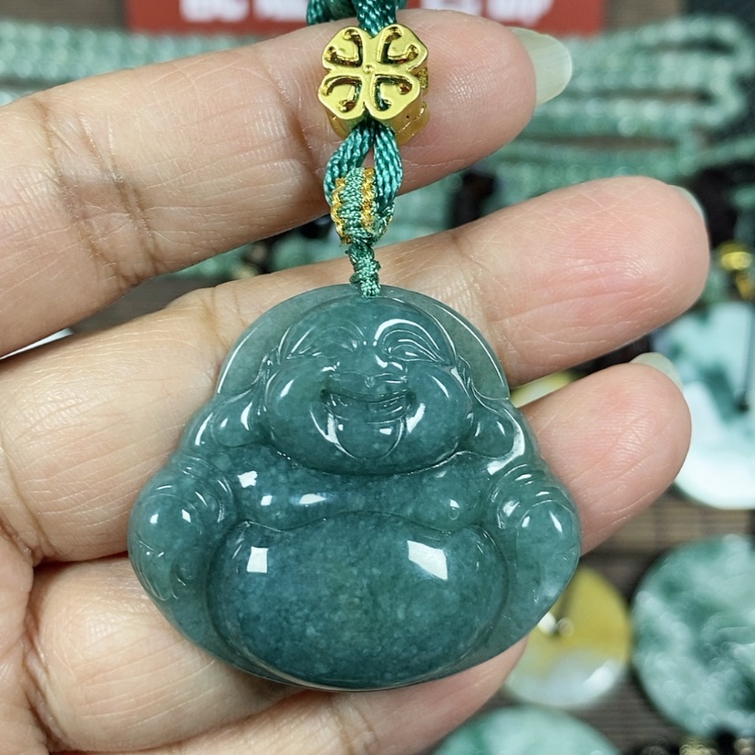 【闪购商品】翡翠颈饰未镶嵌玉吊坠翡翠玉大肚笑佛