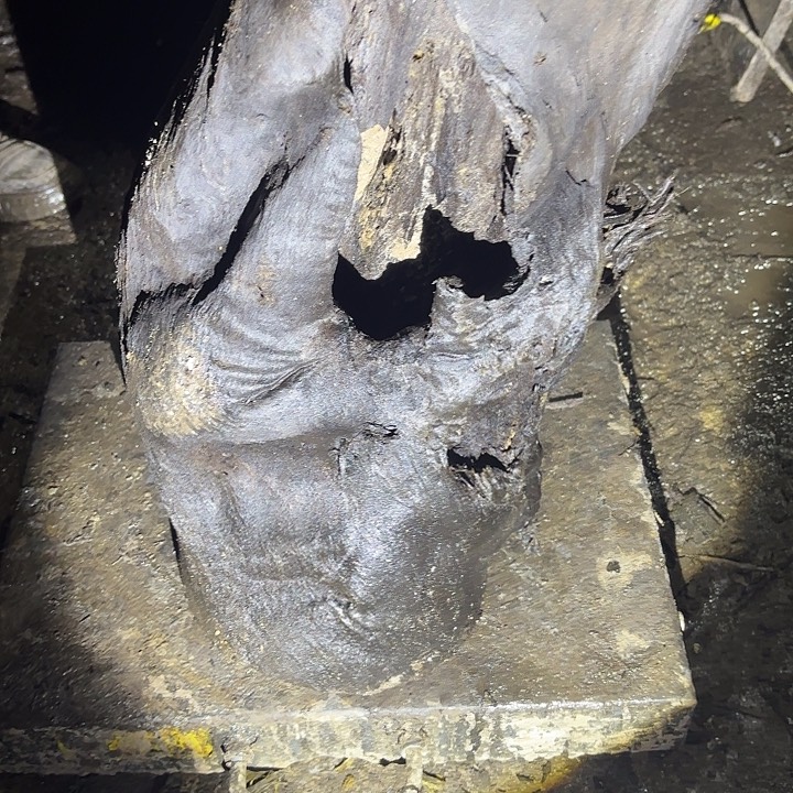 海***浪乌木金丝楠摆件毛料