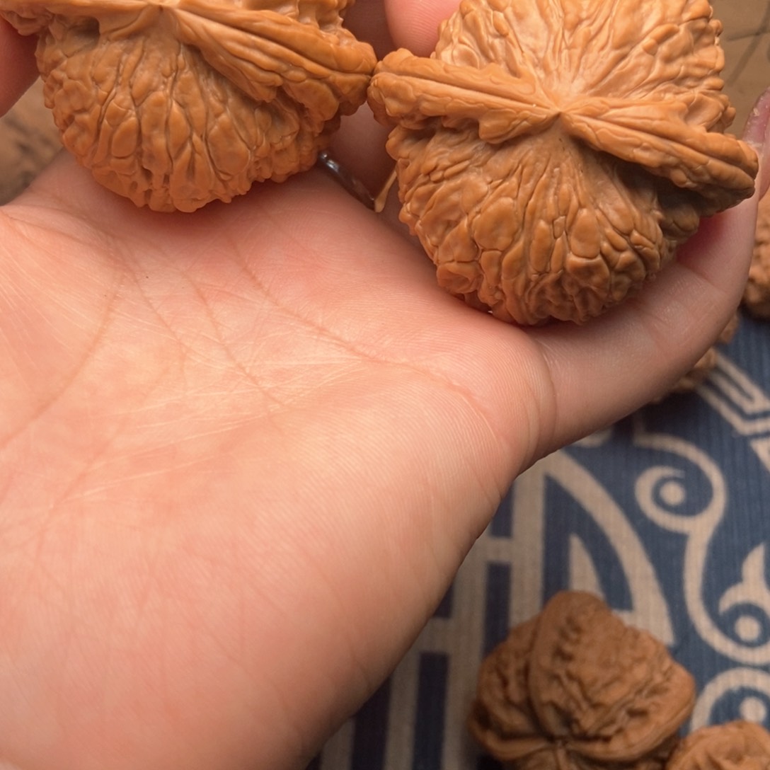 文玩核桃吊坠梅***48白狮子