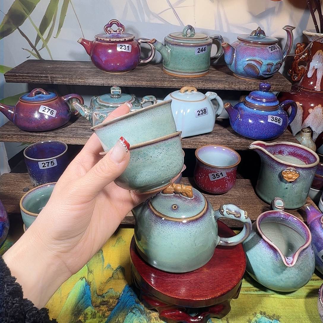 洋*钧瓷……窑变……壶……壶……