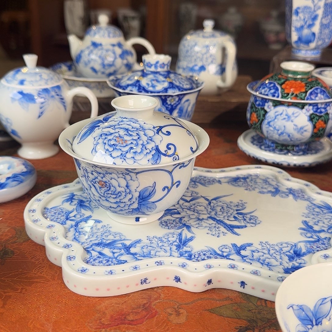 路***猫景德镇陶瓷手工茶器