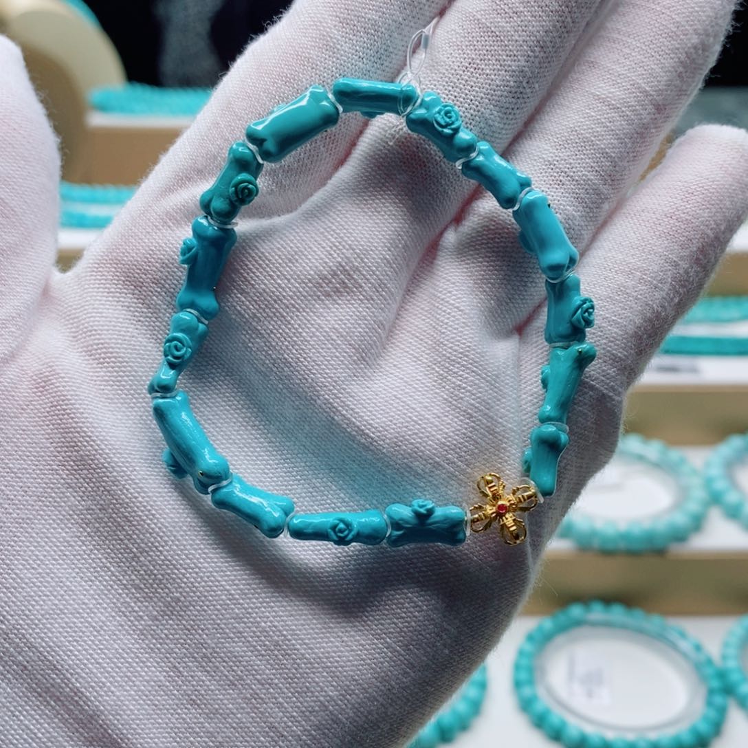 绿松石手串未镶嵌