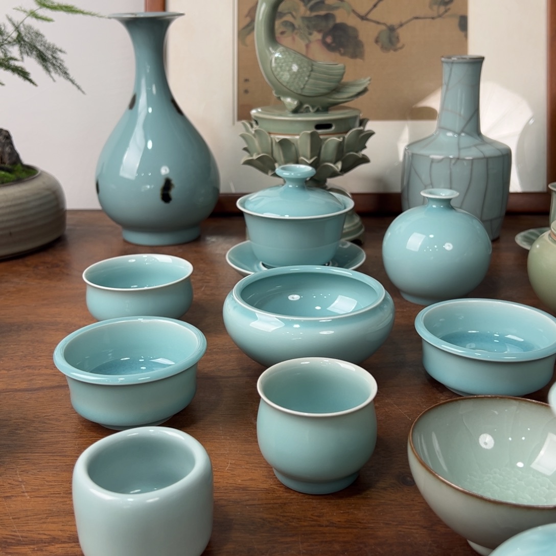 杯见*青龙泉青瓷123456789