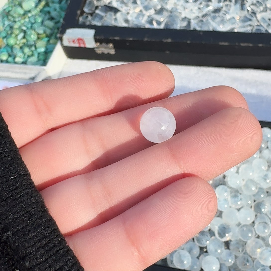 水晶蓝针单珠未镶嵌幸**?