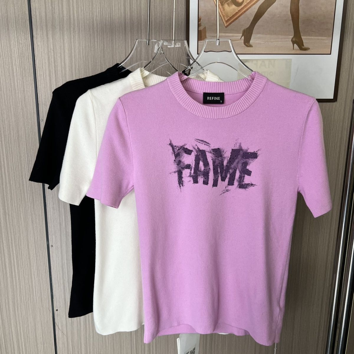 1042撤柜DS春秋时尚百搭设计款针织上衣