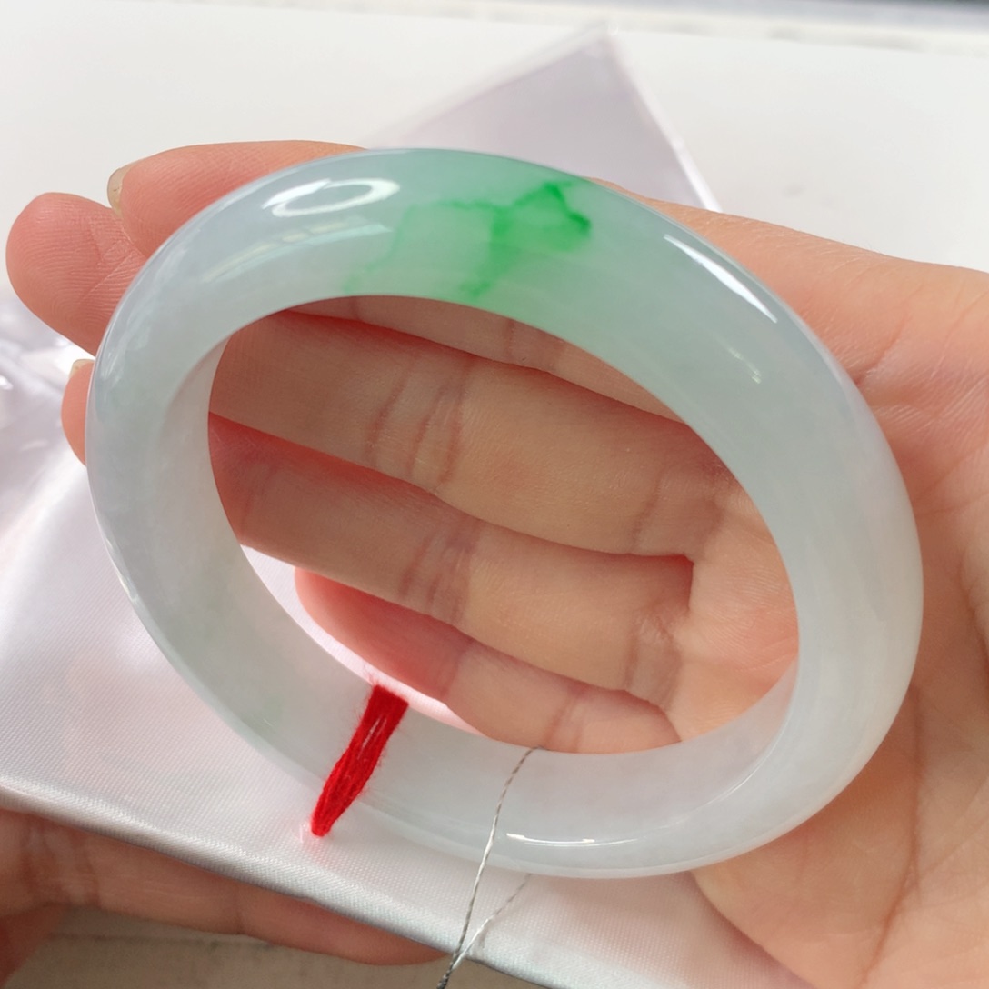 未镶嵌手镯翡翠 正圈252⭐⭐⭐⭐⭐强烈推荐