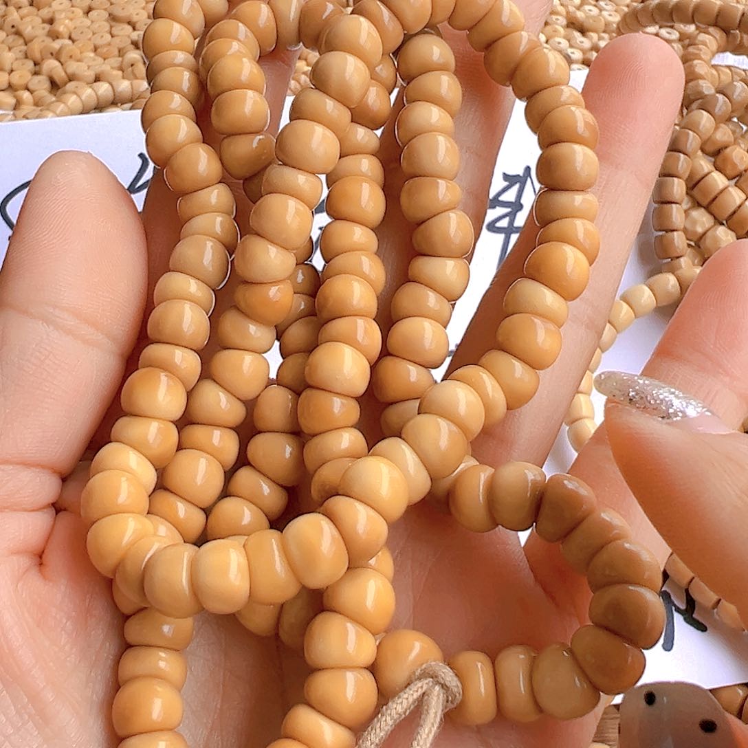 菩提根/象牙果手串龙脊蒜瓣大肠脖挂7+