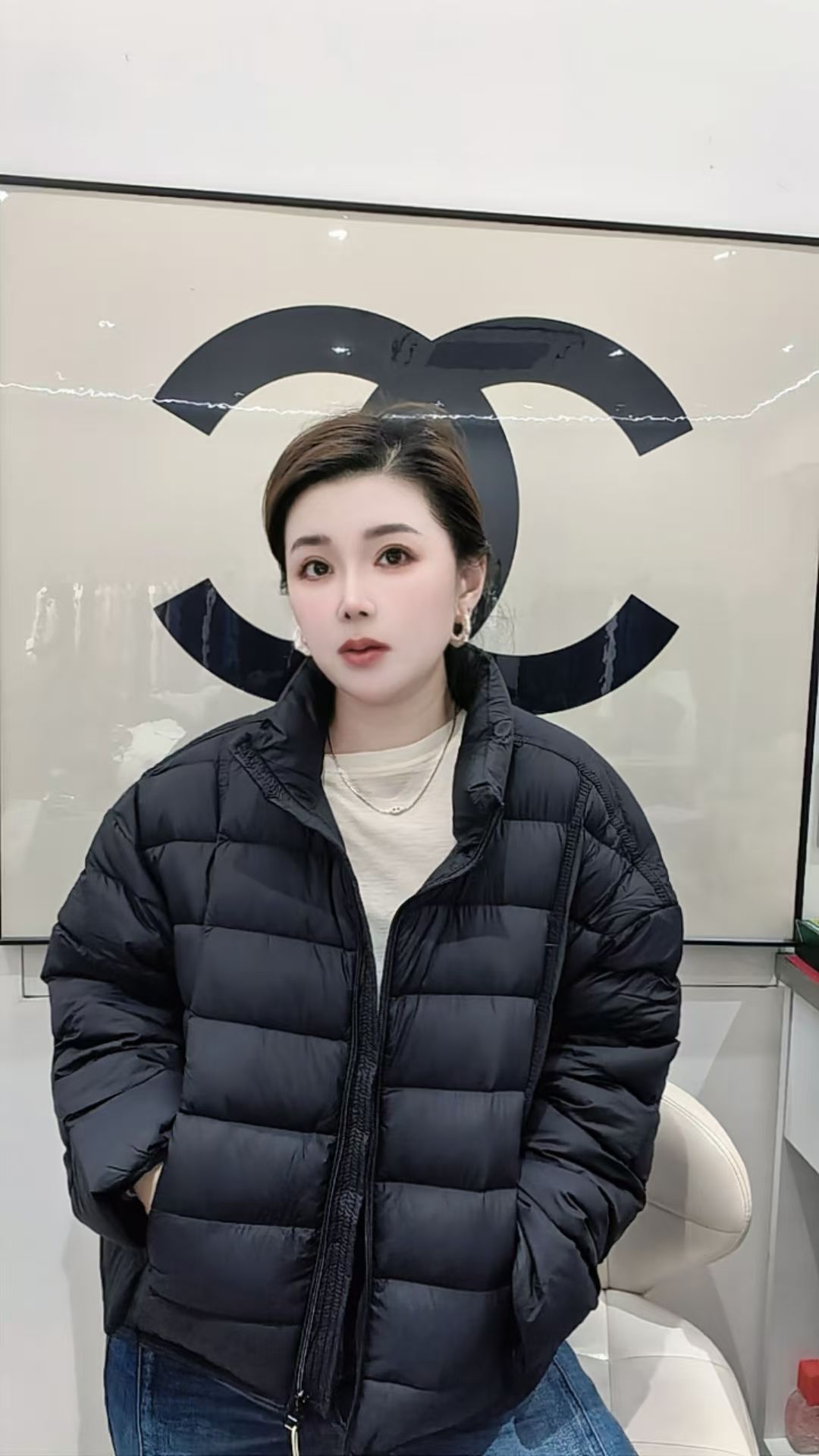 短款立领拉链修身型山系风百搭秋冬修身女士