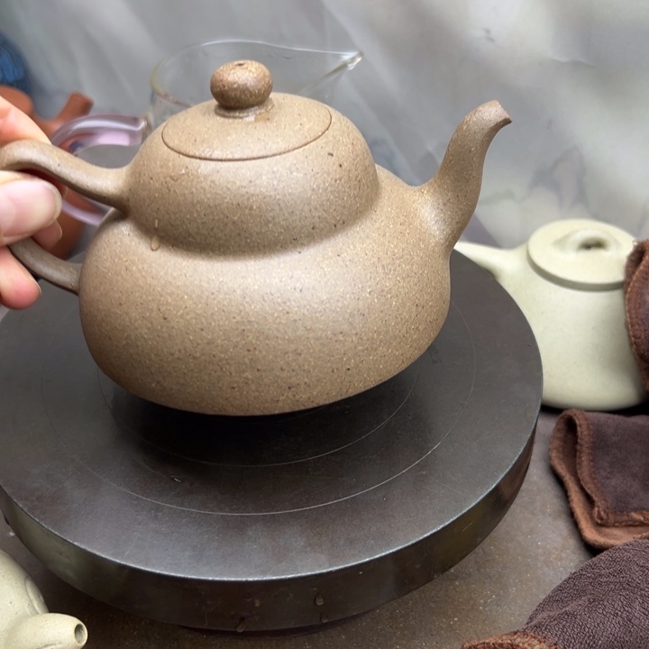 紫砂茶壶青段福禄200c c