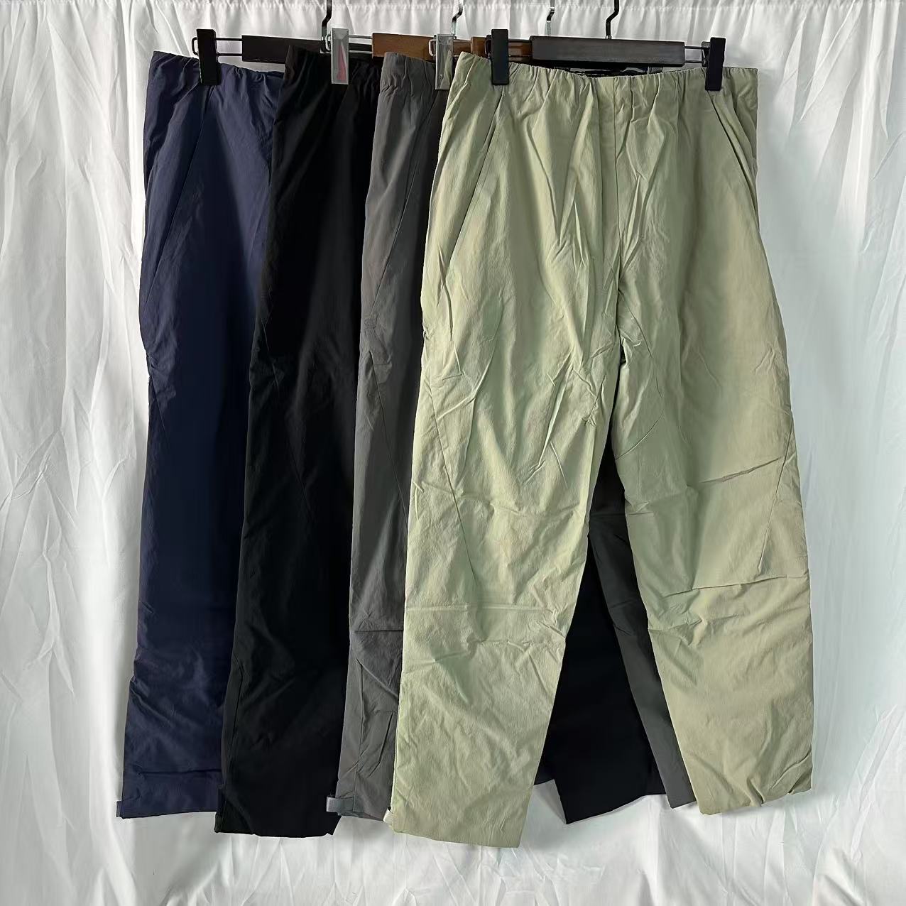 情侣款四色无标休闲棉裤-25902