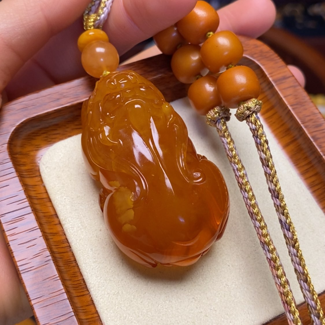 【闪购商品】蜜蜡颈饰未镶嵌项链