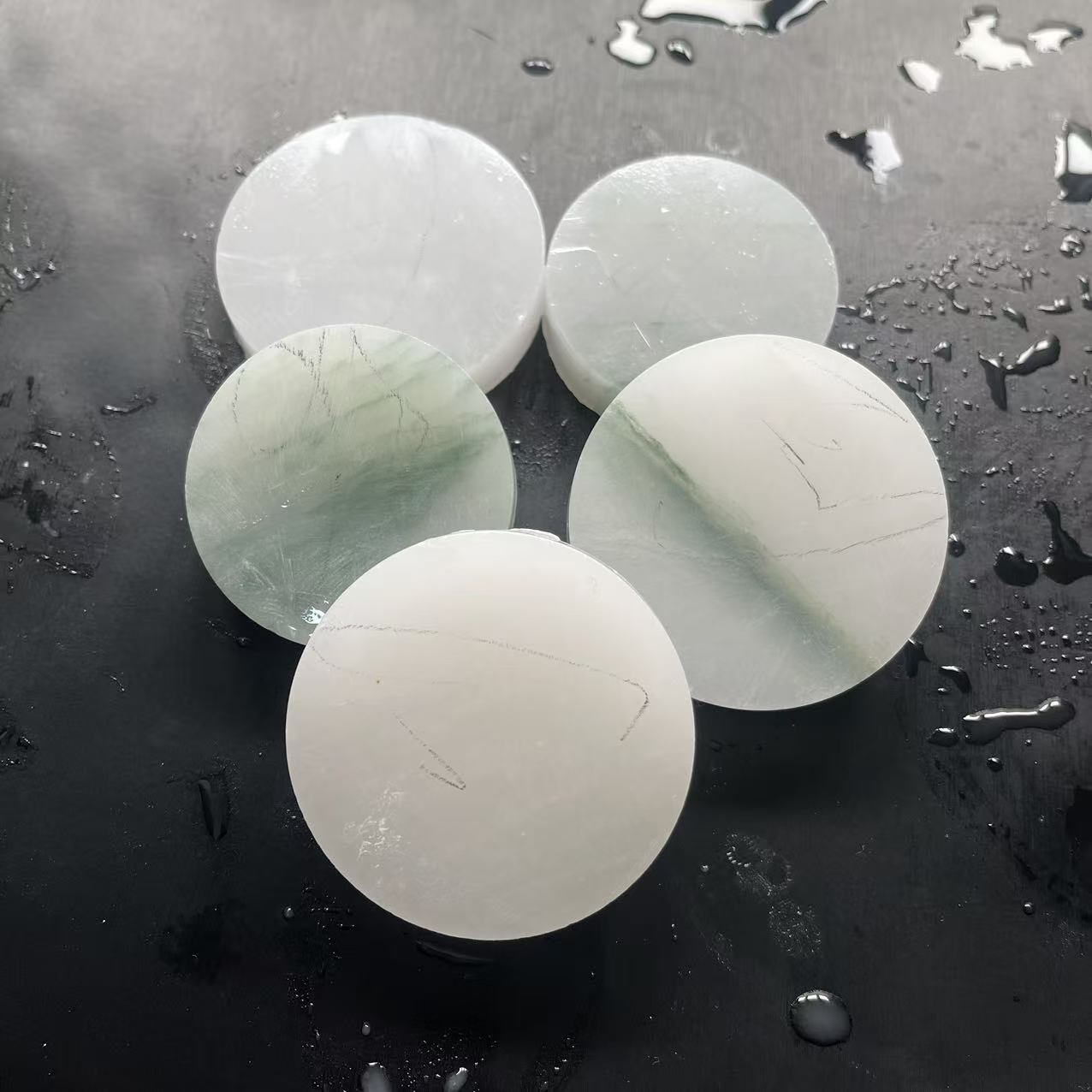 天然新疆天山冰翠手镯心 定制可用 直播放漏多样性发货拍一发一