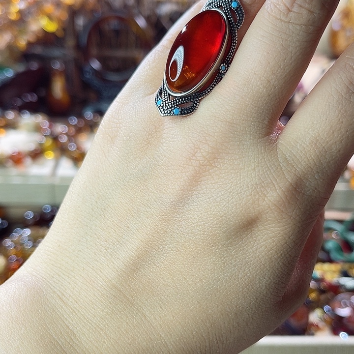 蔷***素琥珀未镶嵌裸石天然缅甸琥珀