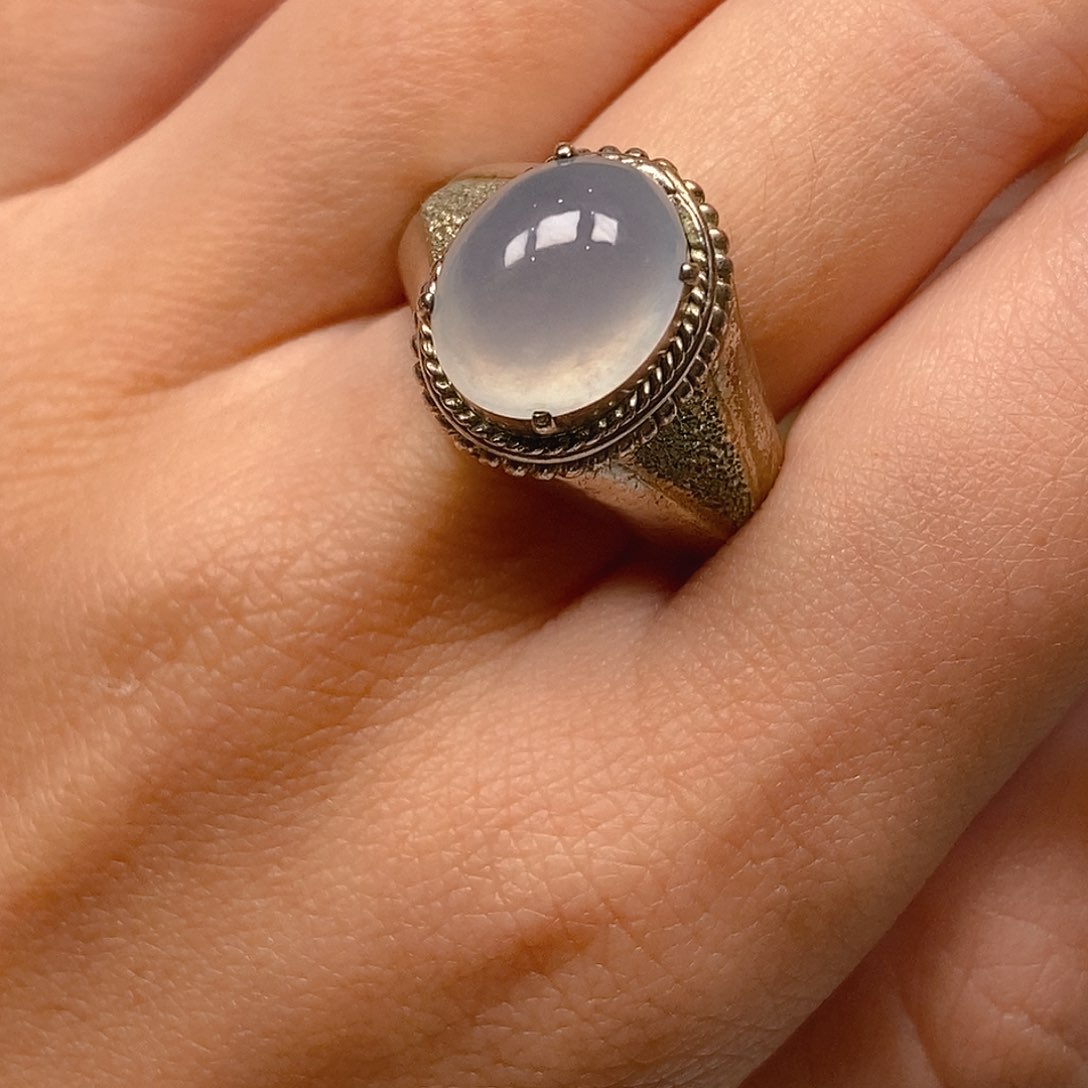 翡翠戒指未镶嵌7***7白冰